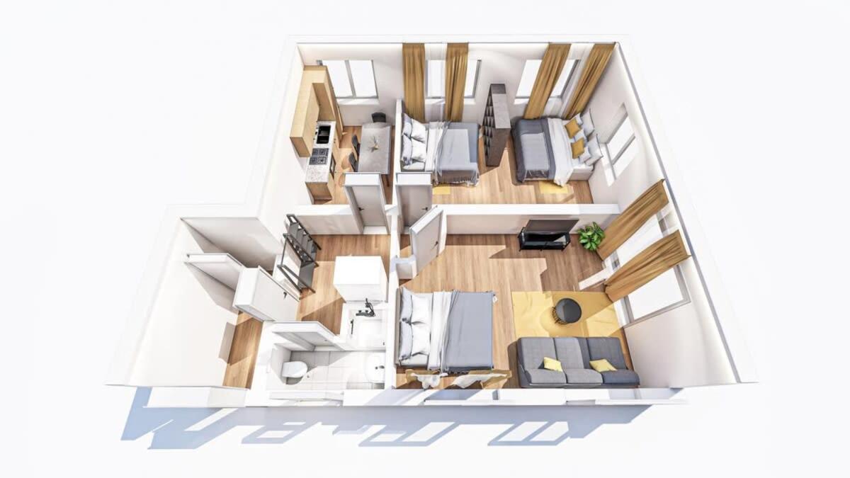 Beautiful 2 Bedroom Apartment Incl Parking ฮัมบูร์ก ภายนอก รูปภาพ